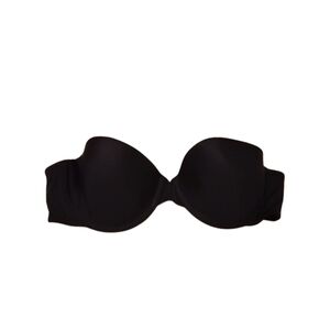 Victoria's Secret Classic Black Strapless Bra Size 36B